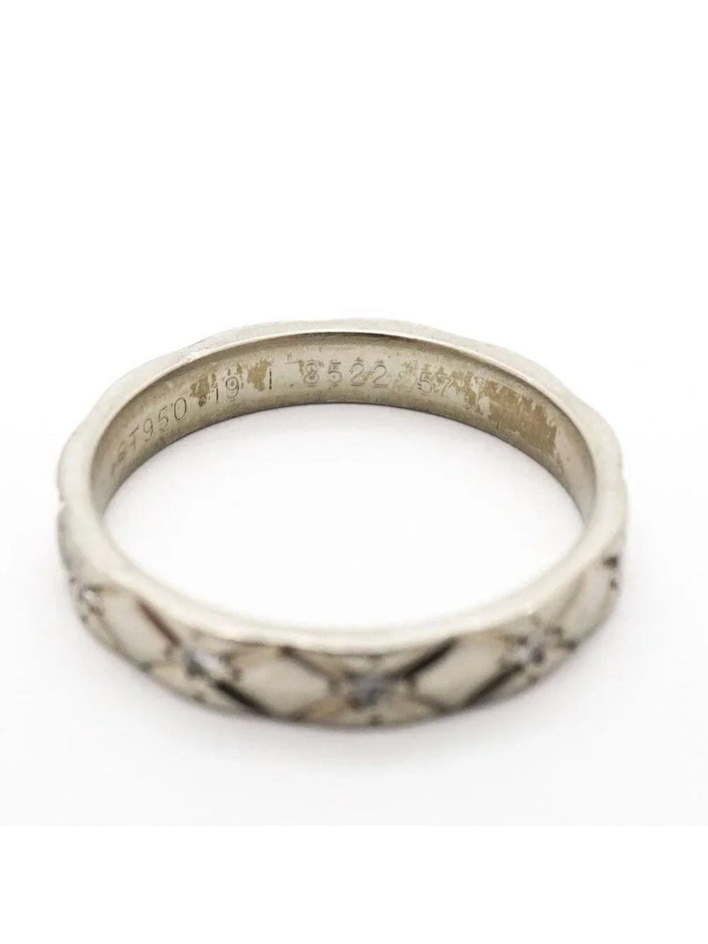 Chanel ring matelasse